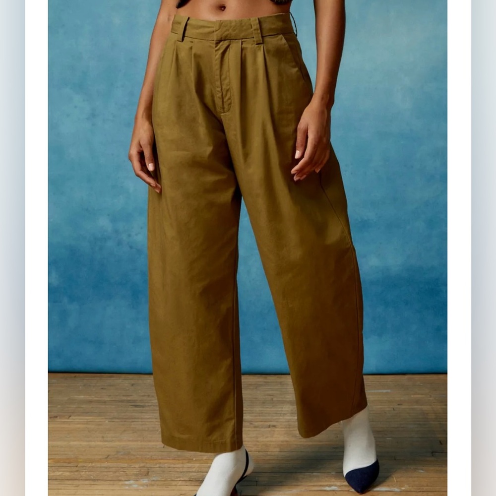 BDG Grandpa Twill Mid-Rise Trouser Pant Size 0